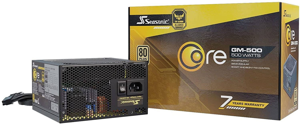 500 Watt 80plus Gold Partial Modular PC Power Supply Q3971