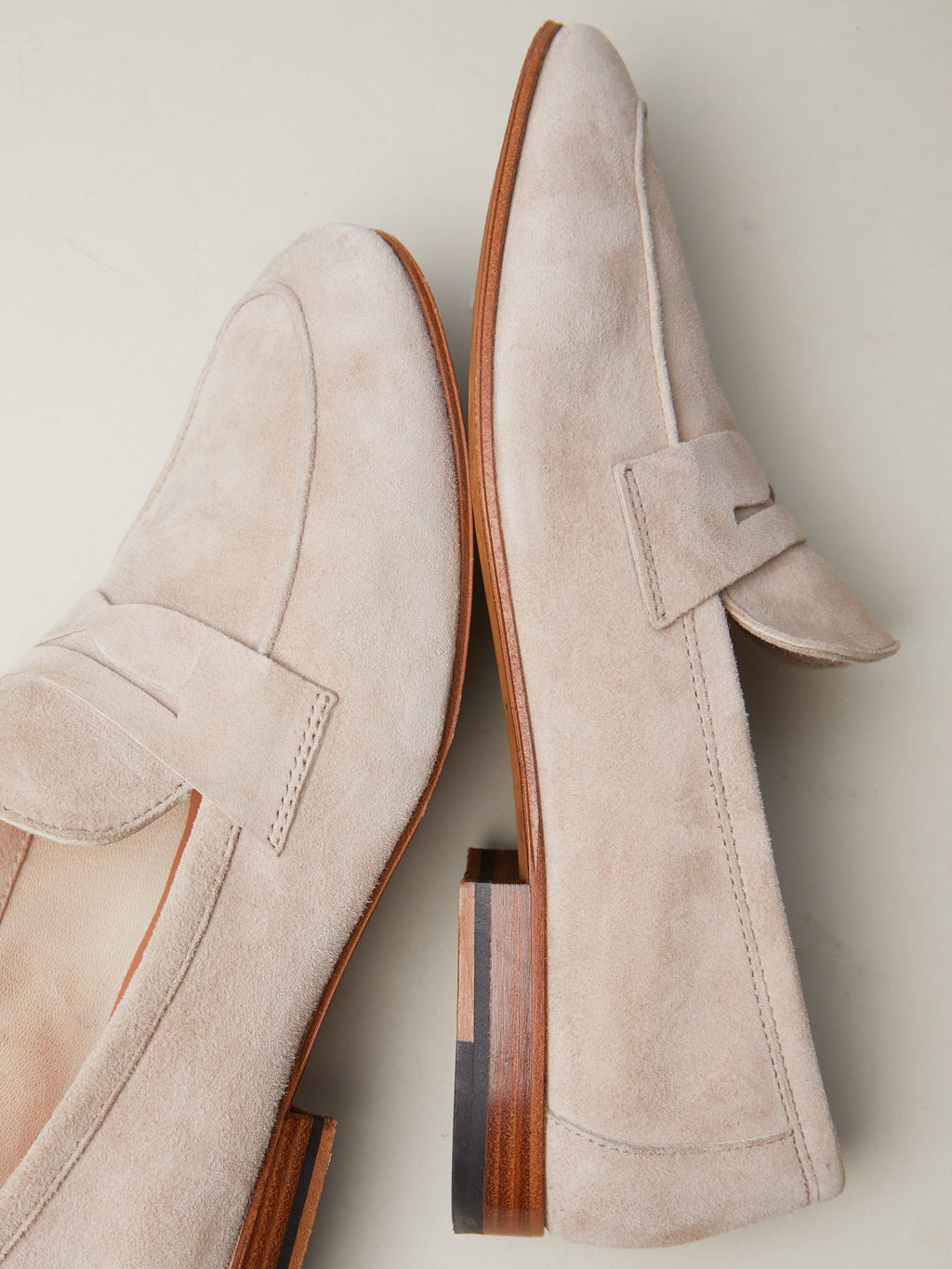 Oatmeal Suede Shoes J1042