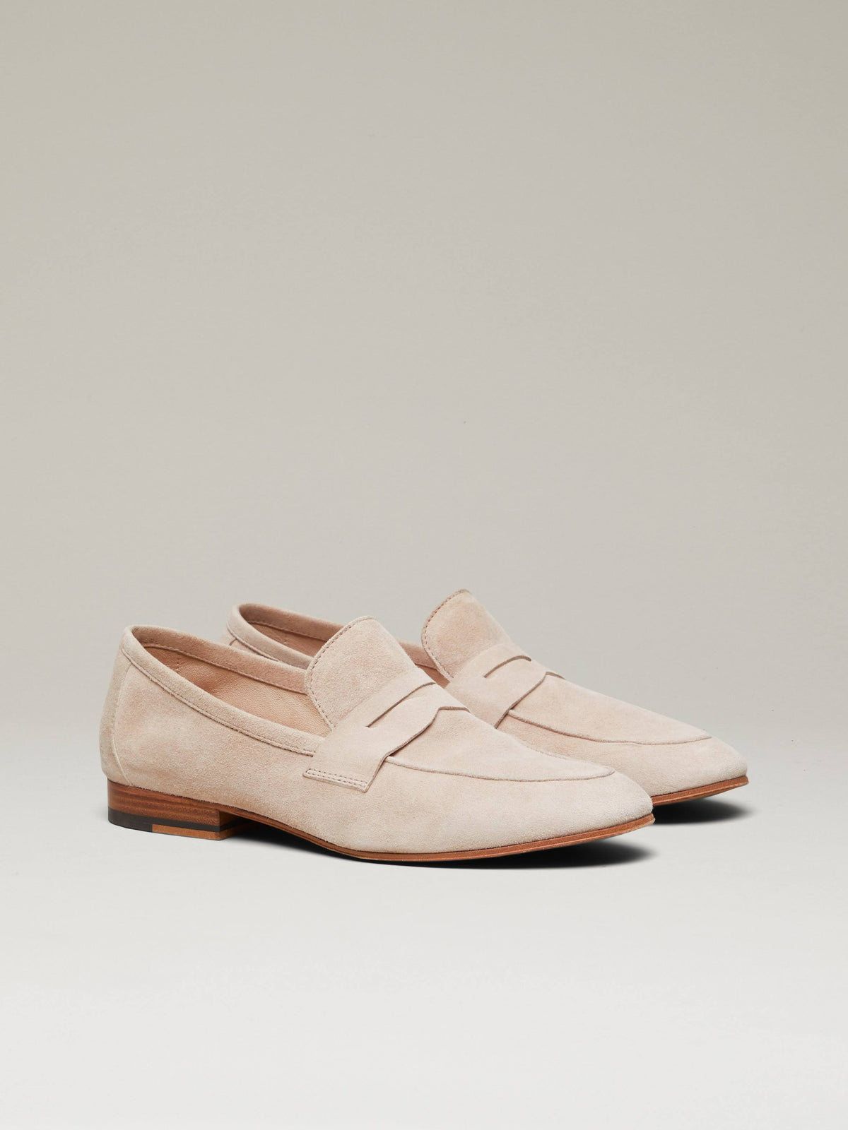 Oatmeal Suede Shoes J1042