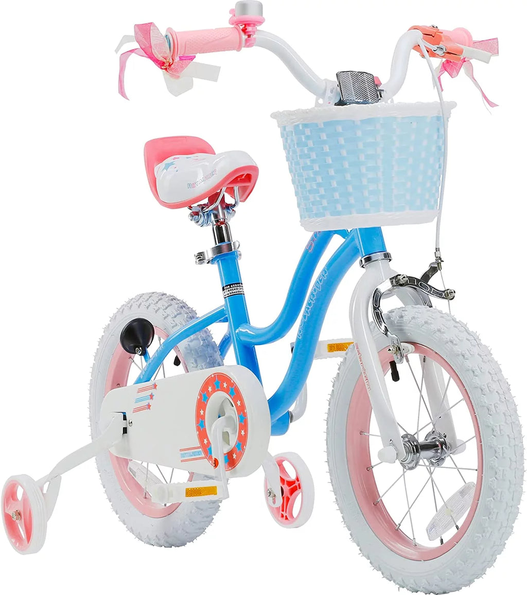 Blue 12 In Kids Bike with Training Wheels I977532