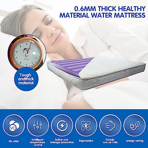 PVC Softside Water Bed with Smart Thermostats King W726581
