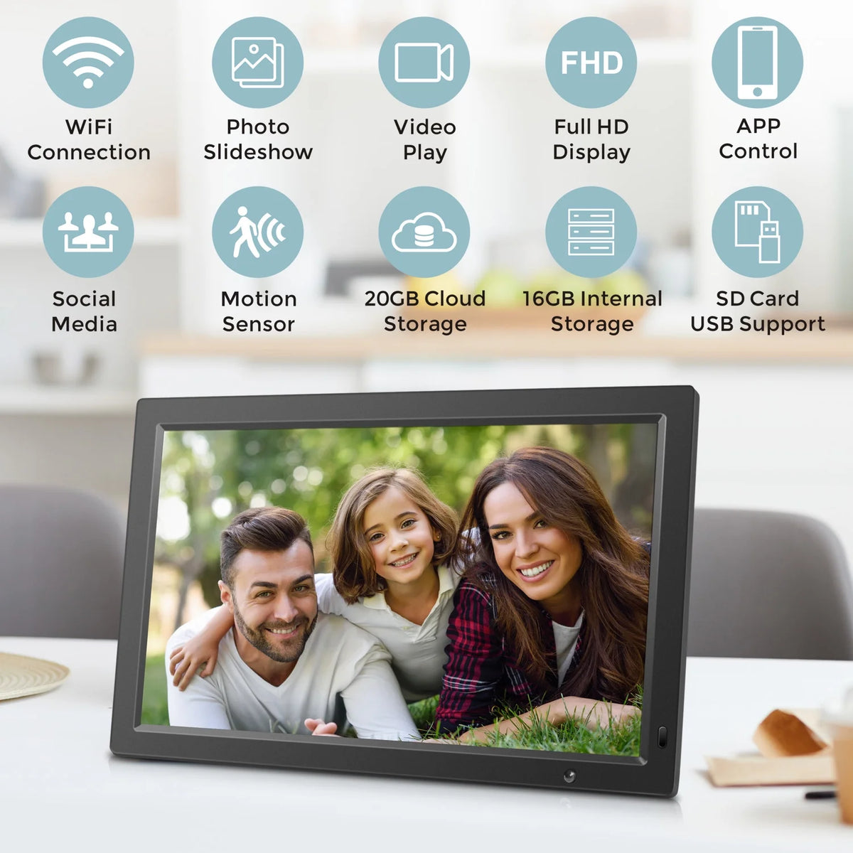 19” True Cloud Frame with Editable Cloud Albums Y624197