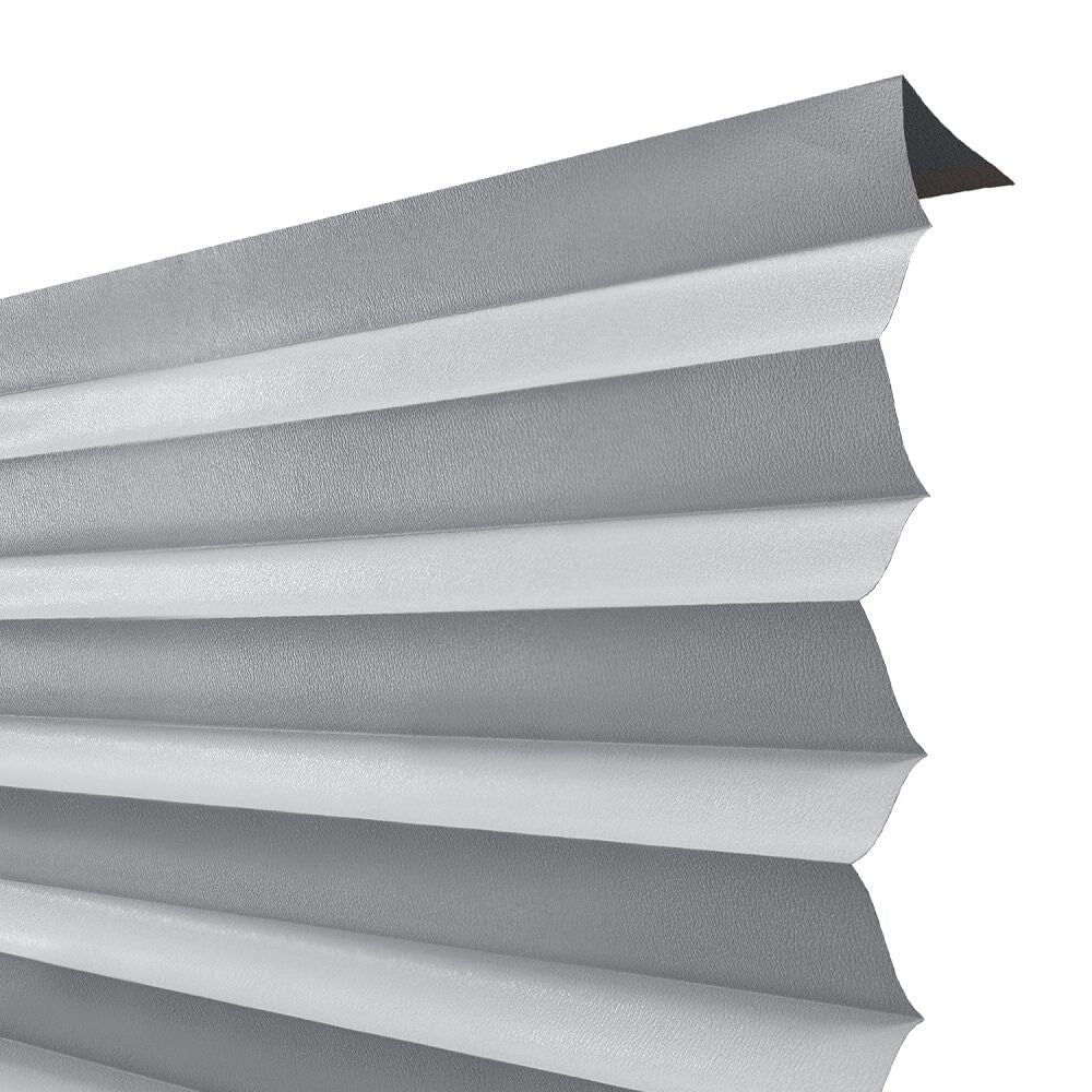 White Pleated Temporary Shades 36 W x 72 H Inches W236983