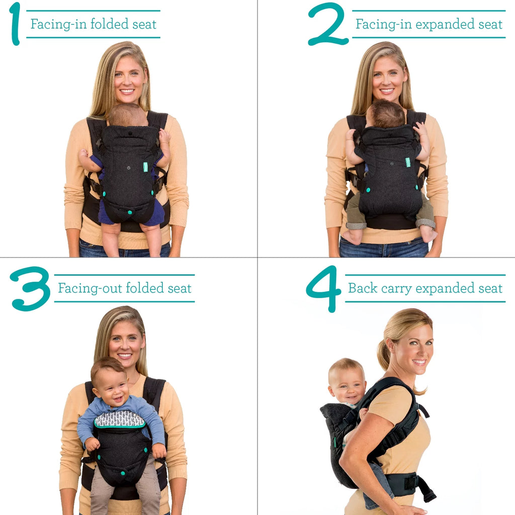 Convertible Baby Carrier 4-Position 8-32lbs Sandy Tan D68790