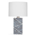 Black and White Bone and Resin Table Lamp I258543