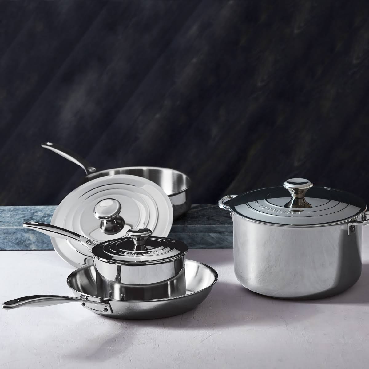 7 Piece Stainless Steel Cookware Set C4525