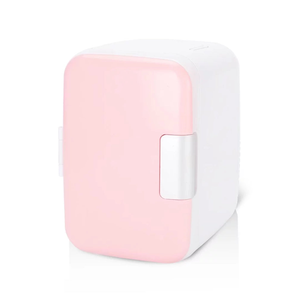 Pink Mini Car Fridge, 4L/6 Can Cooler & Warmer Personal Refrigerator G103520