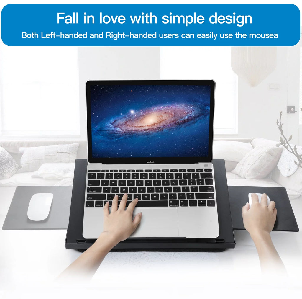 Portable Laptop Lap Desk with Detachable Mouse Pad Tray O494