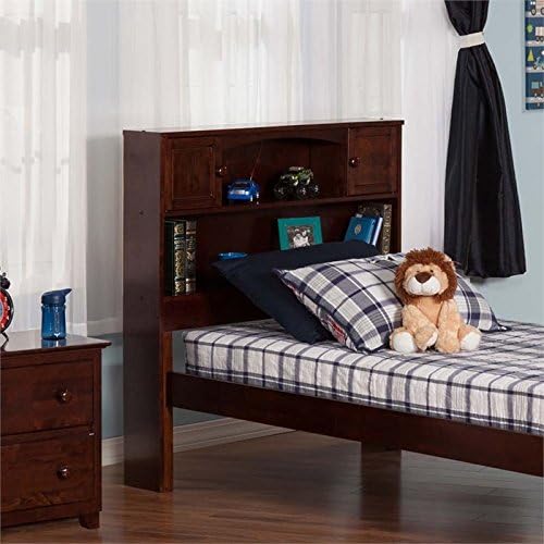 Twin Bookcase Headboard in Walnut Y7853