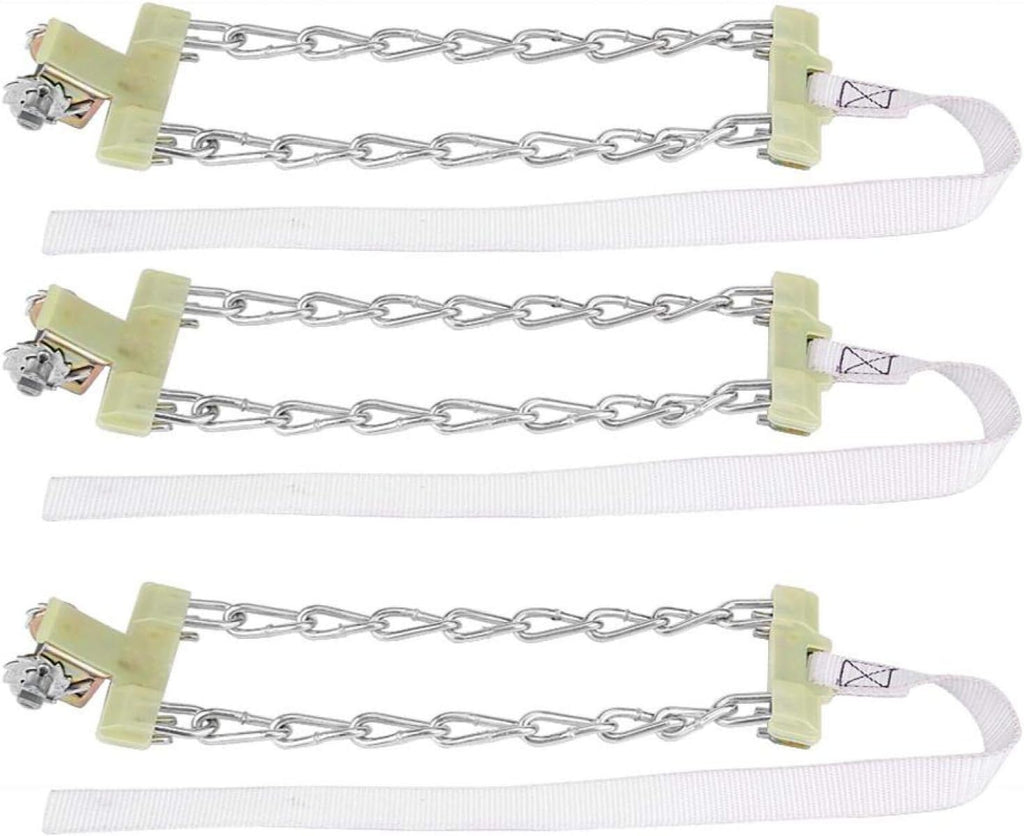3pcs Steel Tire Anti-skid Snow Chains Pack of 2 T4048
