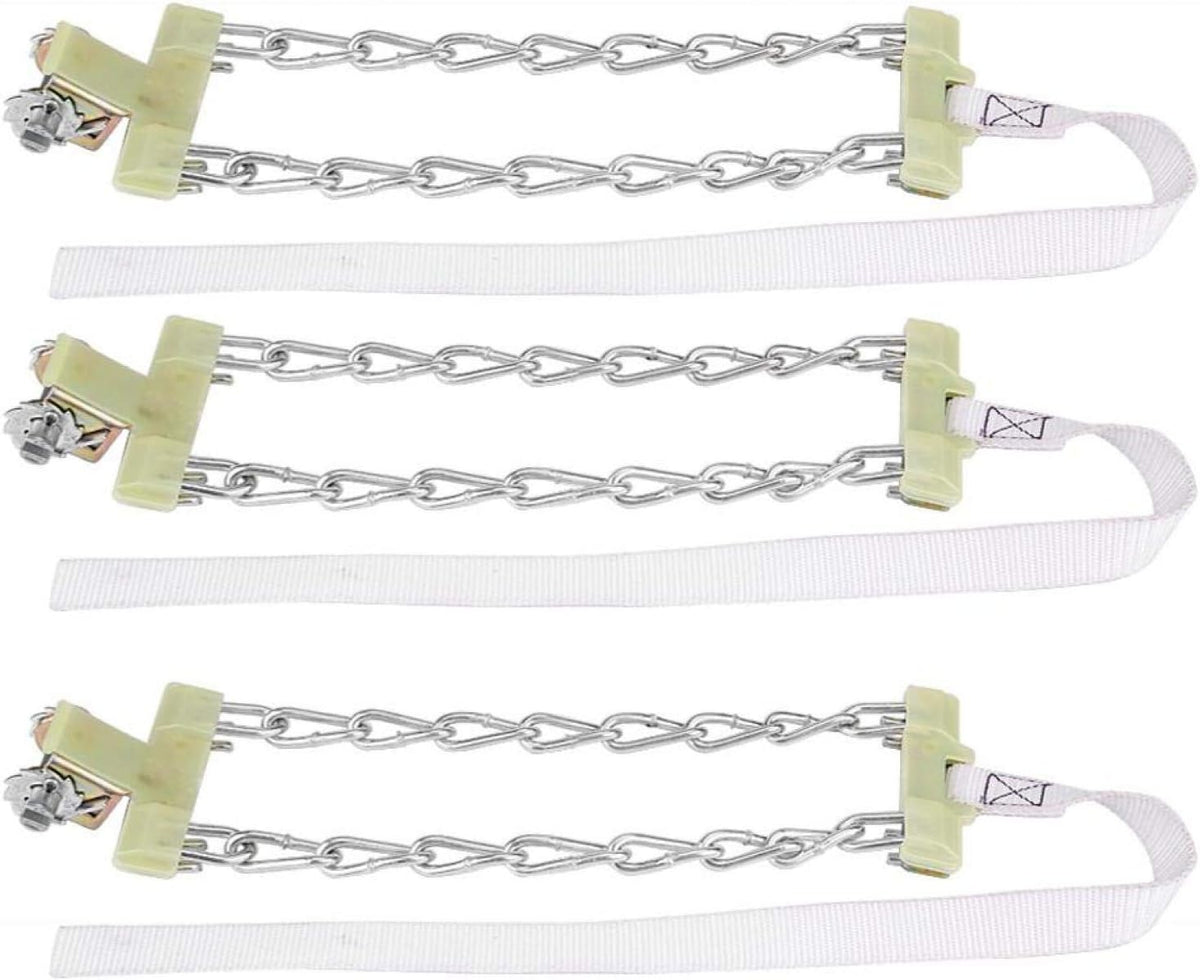 3pcs Steel Tire Anti-skid Snow Chains Pack of 2 T4048