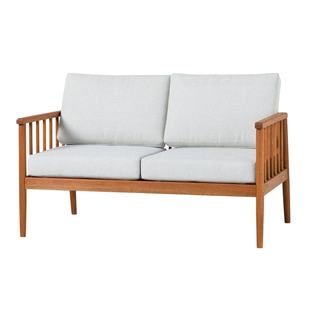 Brown Solid Wood Double Lounge U866