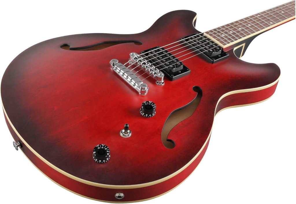 Sunburst Red Semi-Hollow Electric Guitar K4794