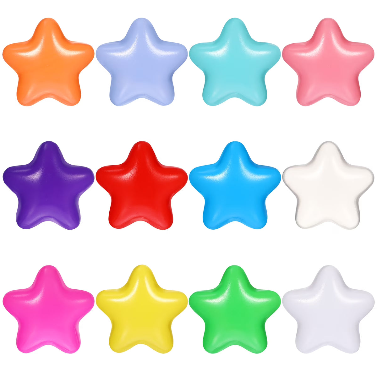 100pcs Star Shaped Ocean Balls Swimming Toys Z933497