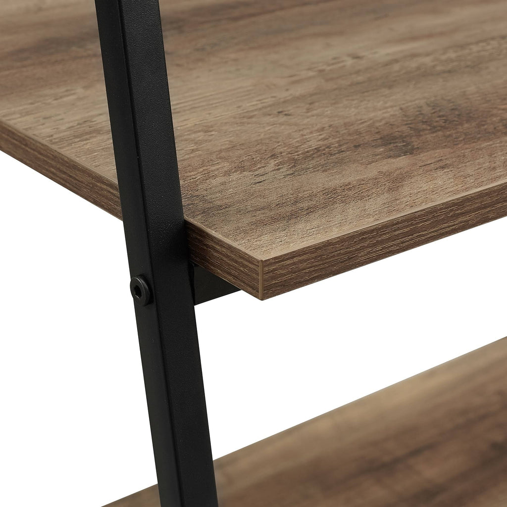 Dark Walnut Open Ladder Bookshelf F1839