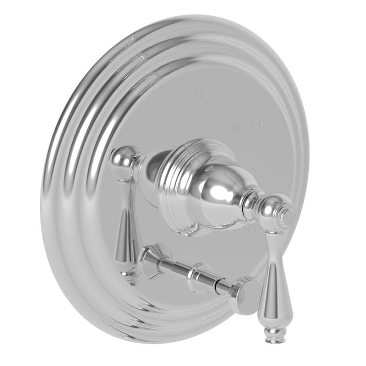 Matte White Tub & Shower Diverter Plate with Handle L157665