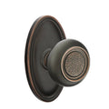 Oval Rosette Oil Rubbed Bronze Passage Set T30296