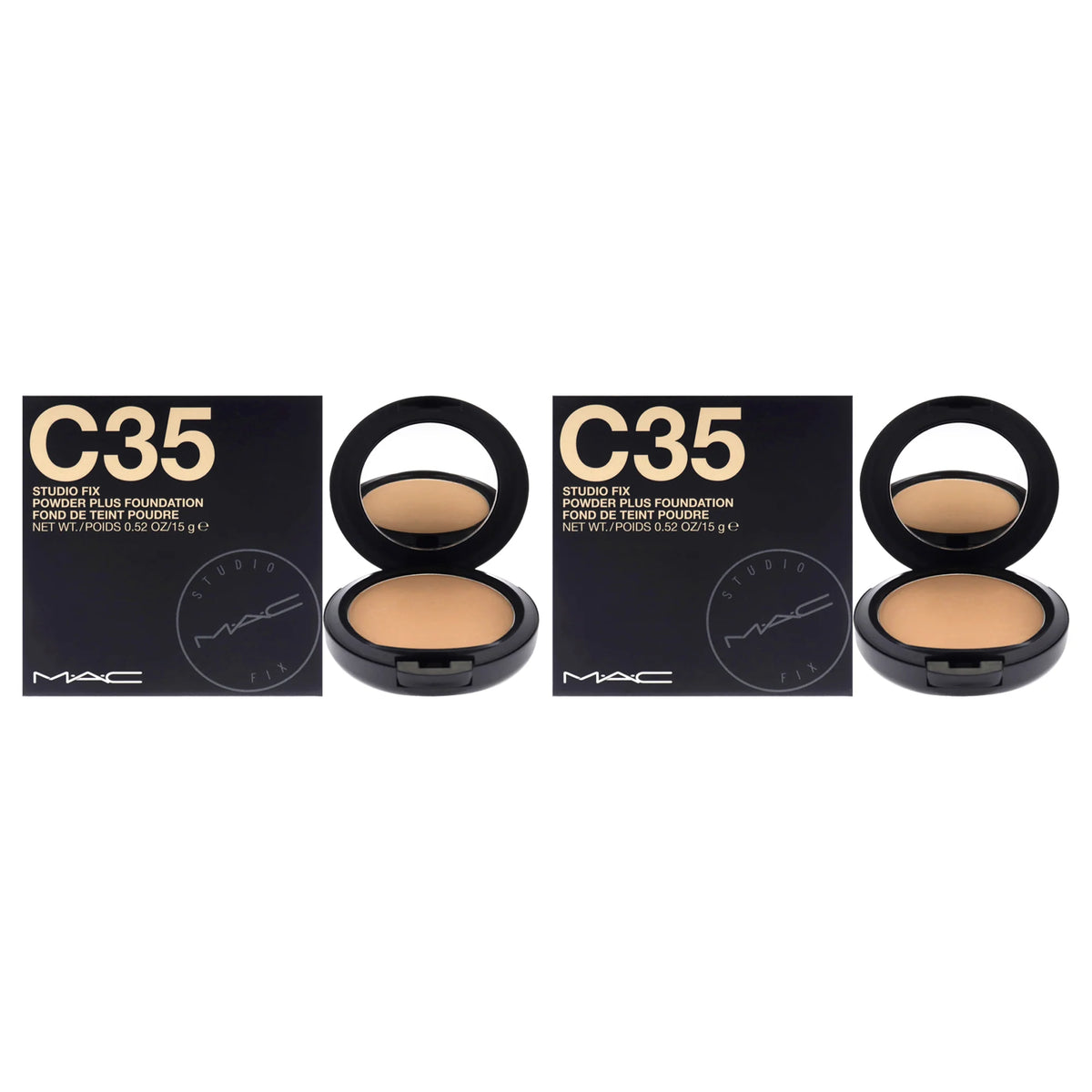 C35 Powder Plus Foundation 0.52 oz Pack of 2 C612