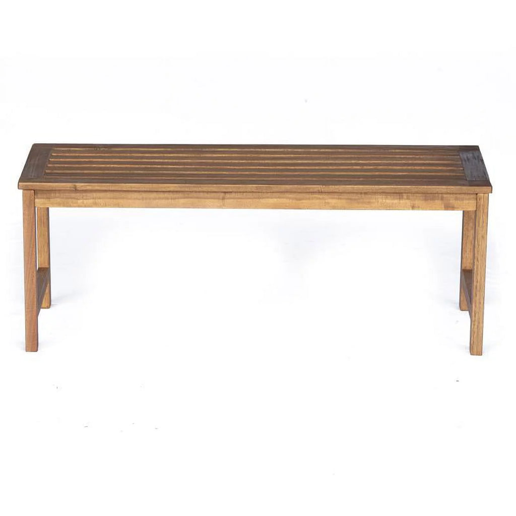 Brown Wood Outdoor Dining Bench M73282