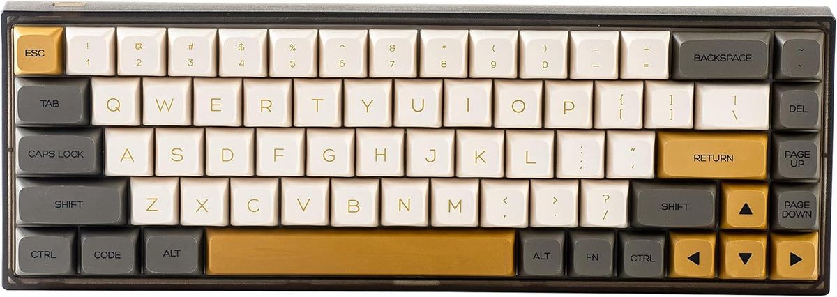 Hot Swappable Mechanical Keyboard 68-Key with Translucent ABS Keyboard Case, RGB Backlit Q477904