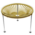 Gold Table with Chrome Frame H4009