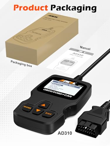 OBD II Scanner Car Engine Fault Code Reader (Black) U61470