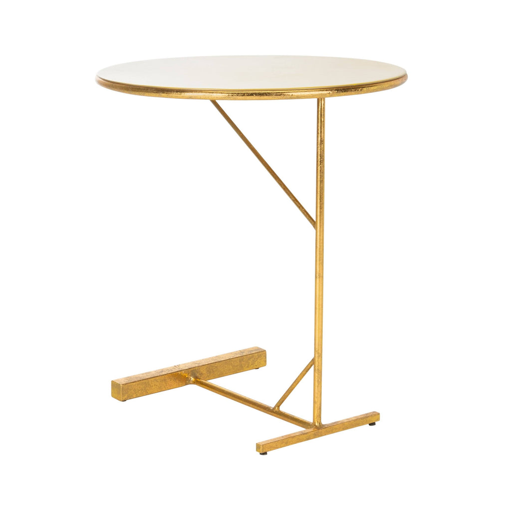 Round C Table Yellow/Gold P74039