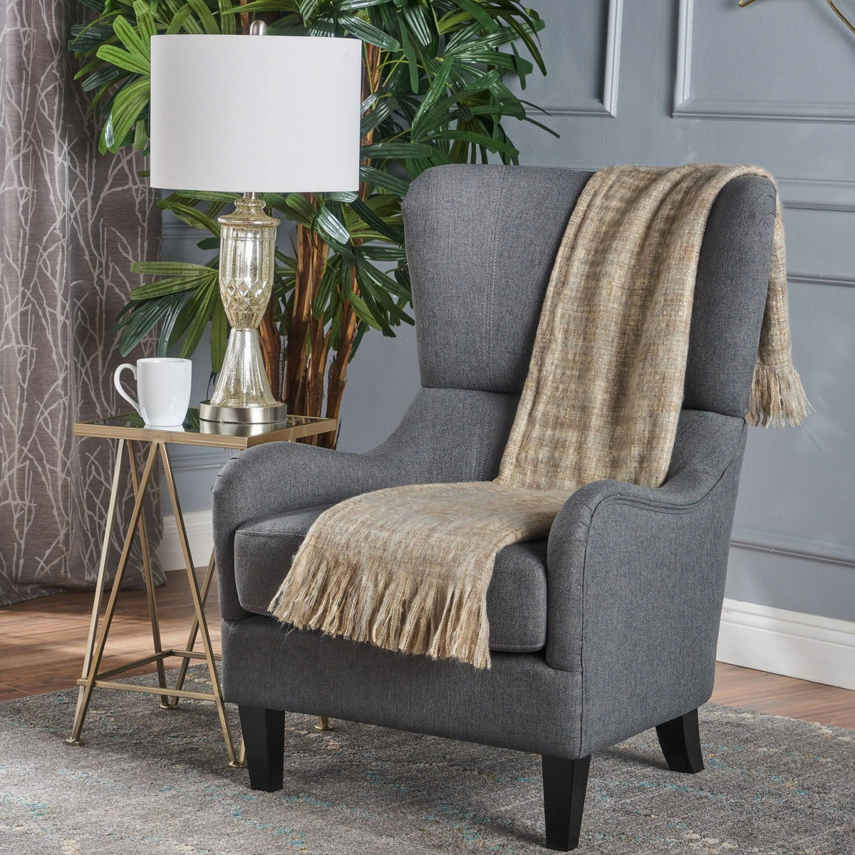 Navy Sofa Chair L570