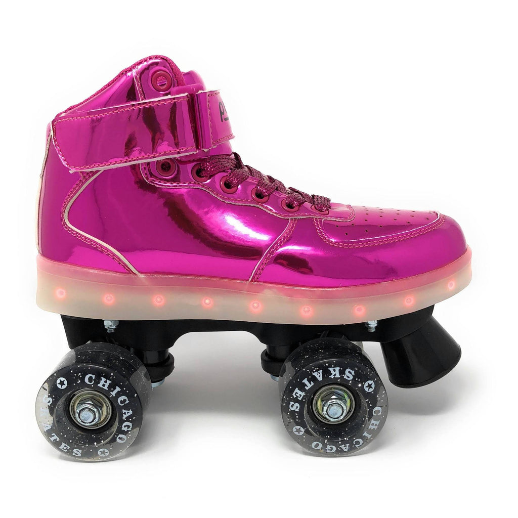 Pink Light-Up Quad Roller Skate X6640
