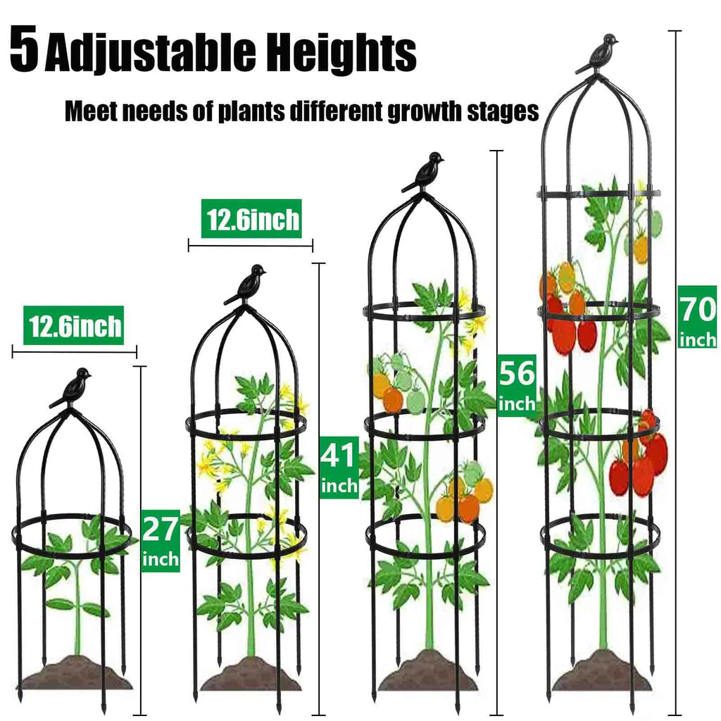 6 FT Metal Garden Trellis 2 Pack I518555