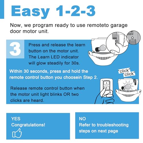 Garage Door Opener Remote F61278