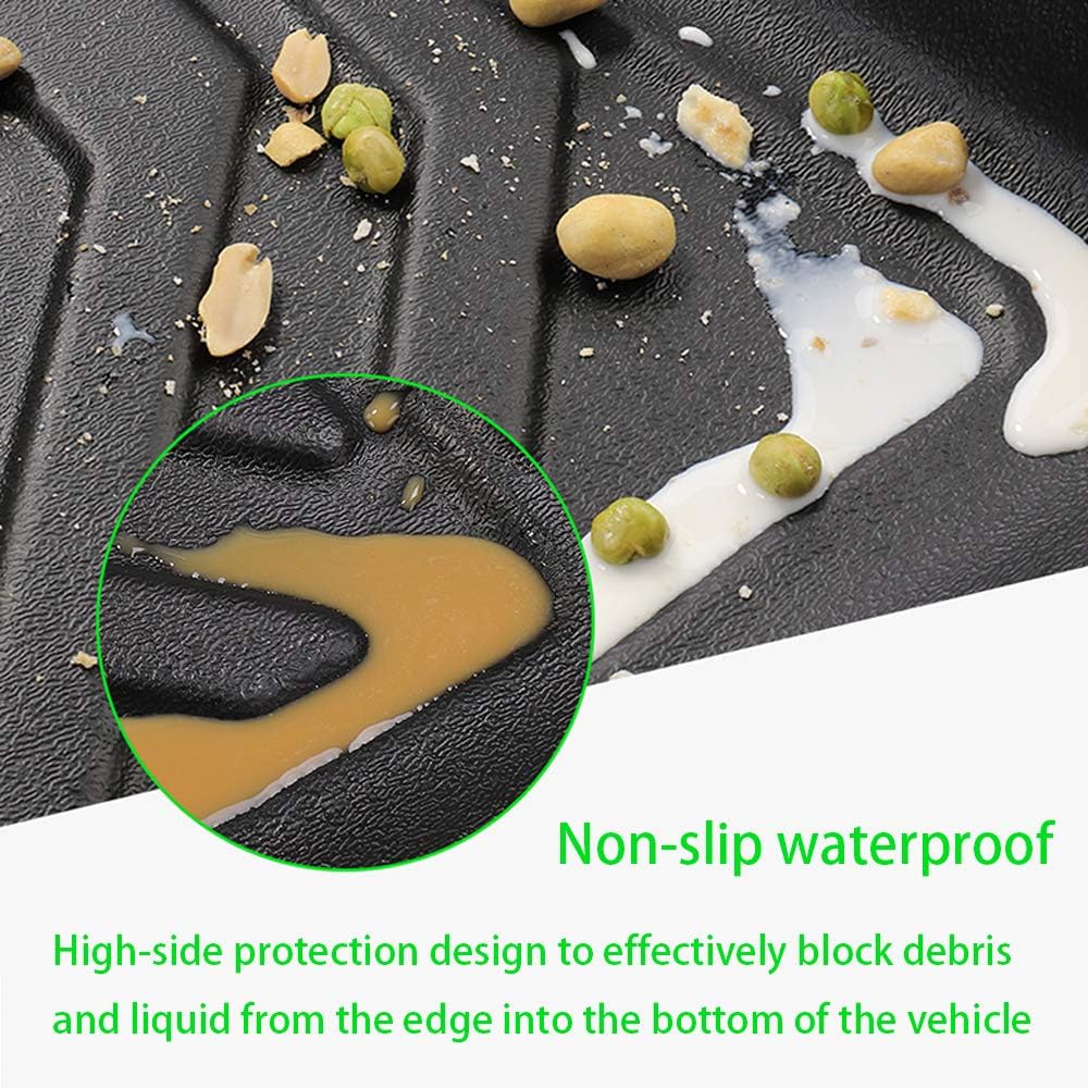 Cargo Liner Trunk Tray Waterproof Rubber Mat Pack of 2 M618650