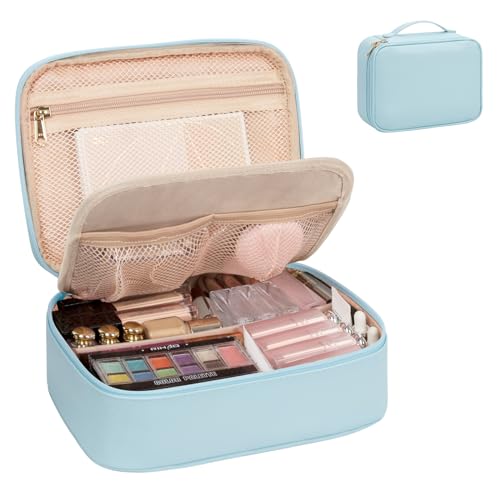 Green Nylon Makeup Bag with Divider G378592