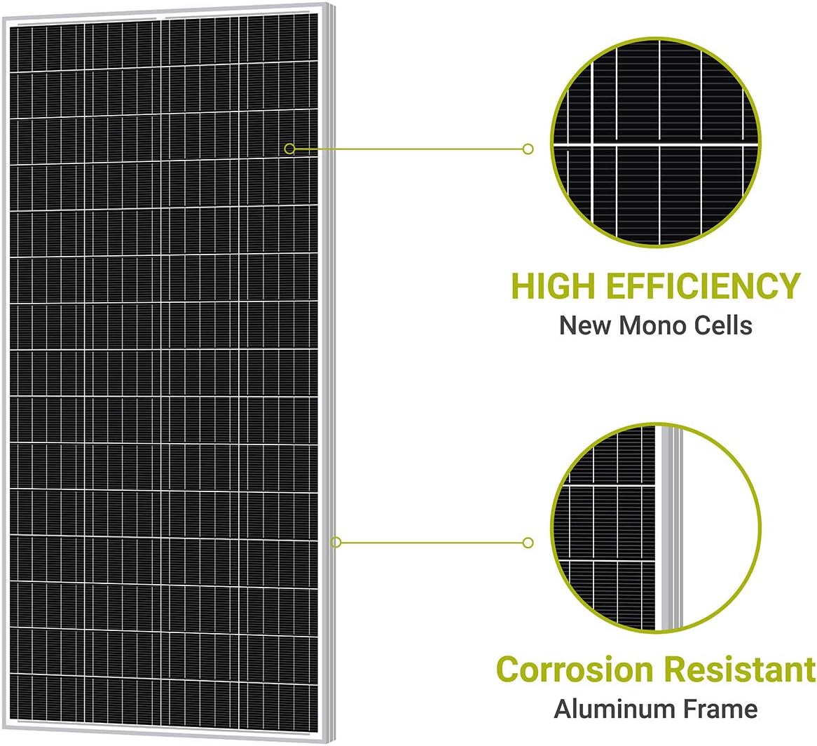 180W 12V Monocrystalline Solar Panel O34022