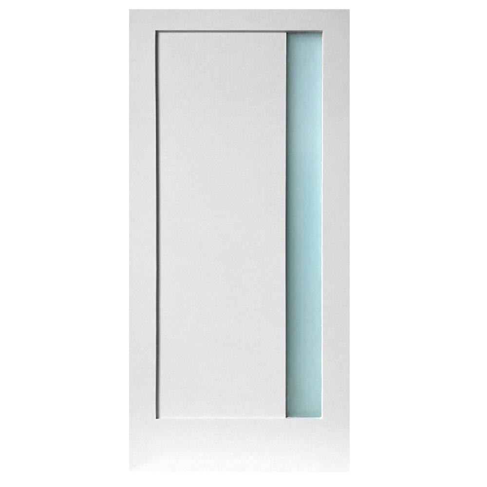 Satin Etch Glass Slab Door G50058