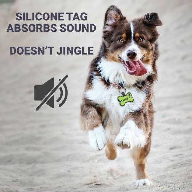 Silicone Bone Dog ID Tag I92969
