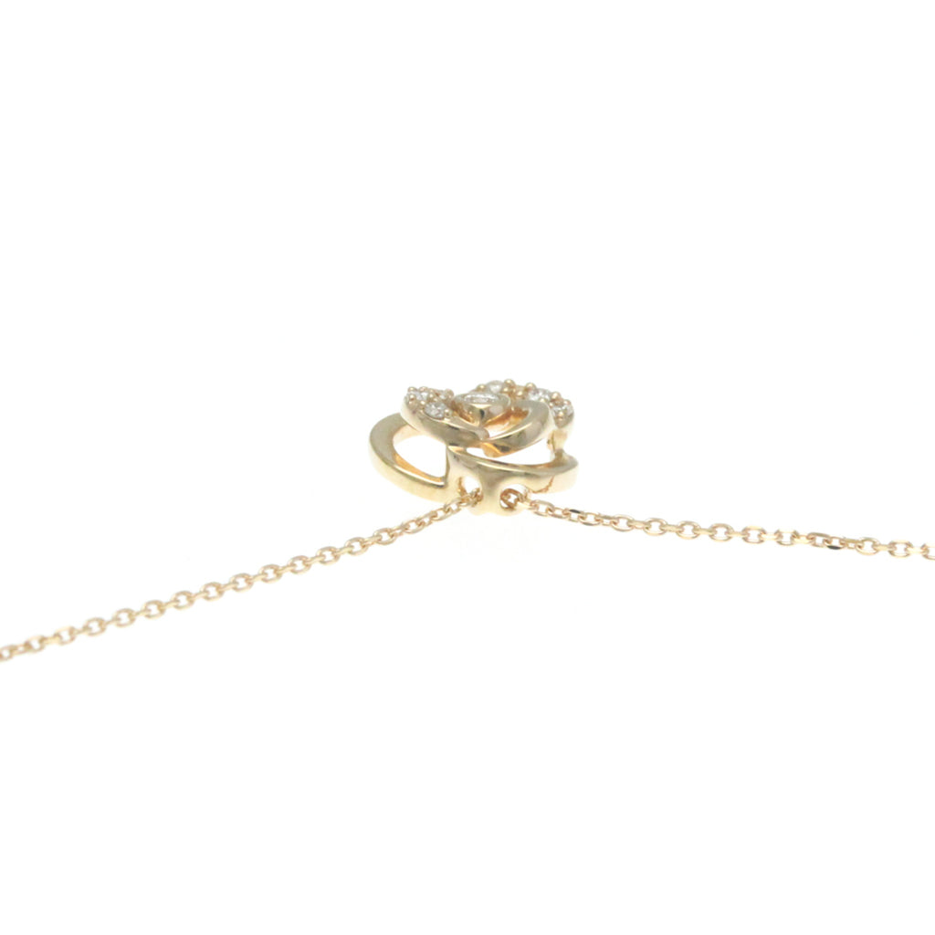 Pink Gold Diamond Pendant Necklace H388562