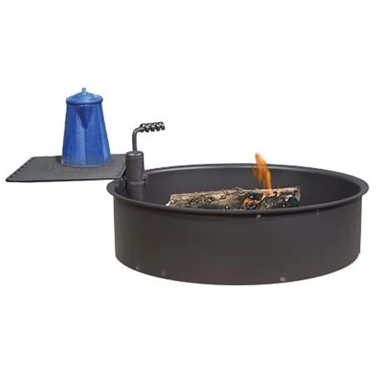 30 Inch Steel Fire Pit Ring and Cooking Grate G406