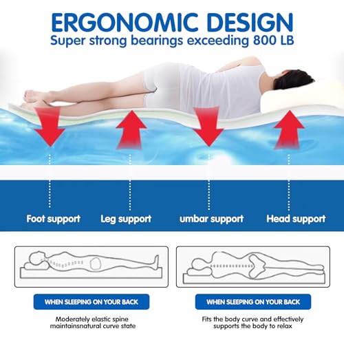 PVC Softside Water Bed with Smart Thermostats King W726581