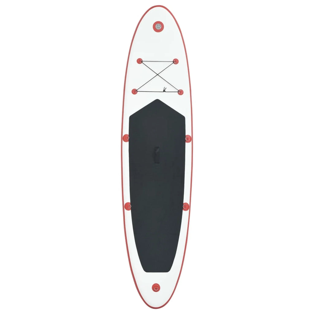Inflatable Paddle Board Surfboard Red and White S570761