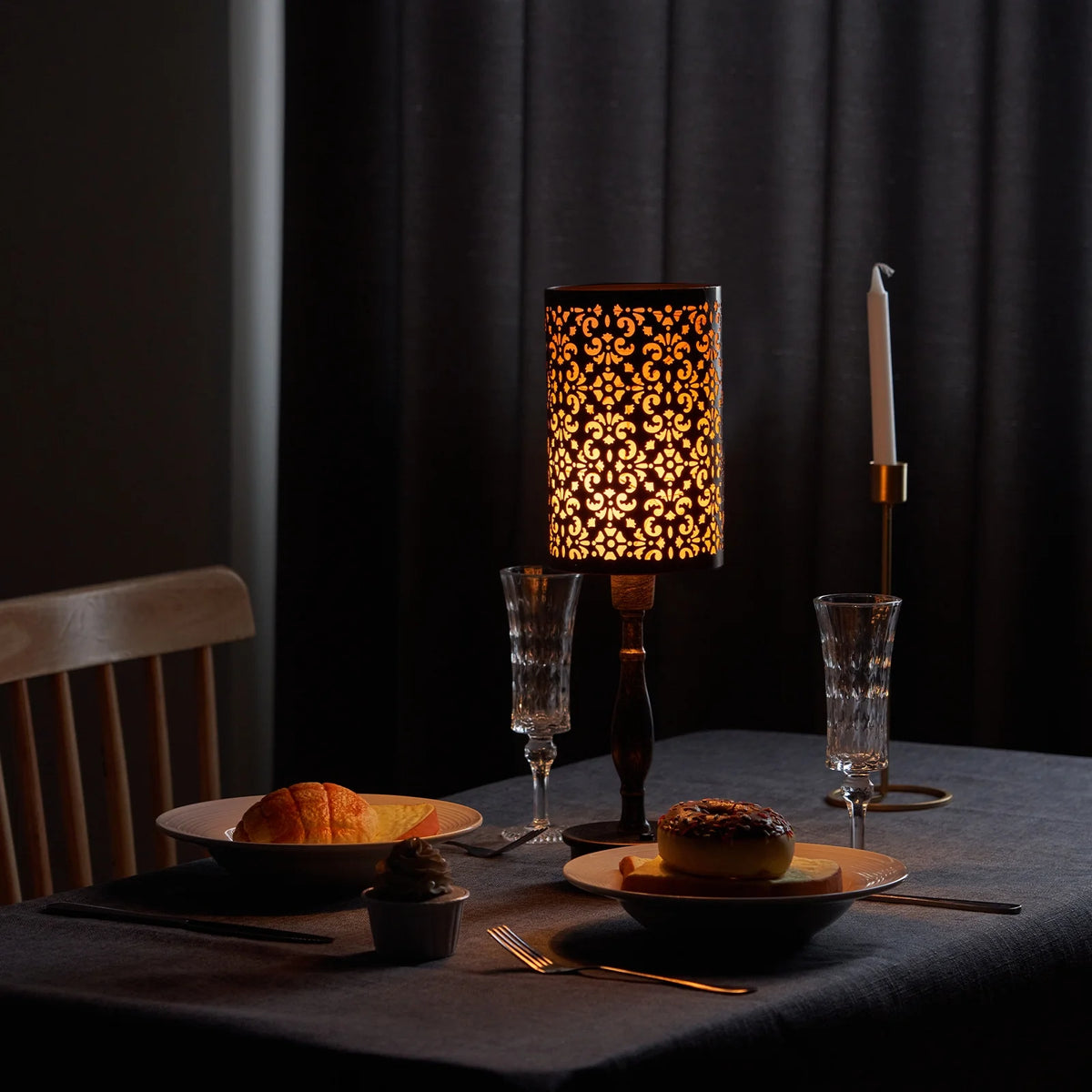 16.5'' Metal Cordless Rechargeable Touch Control Dimmable Table Lamp I6449