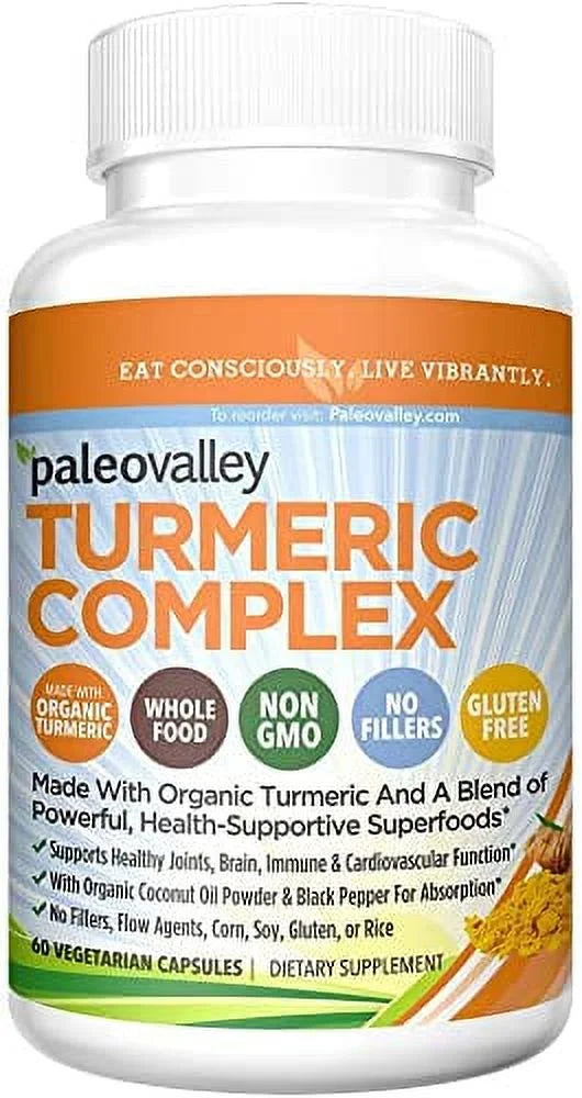 Organic Turmeric Complex 60 Vegetarian Capsules I798