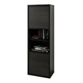 Black and Ebony 2-Door Bookcase A29865