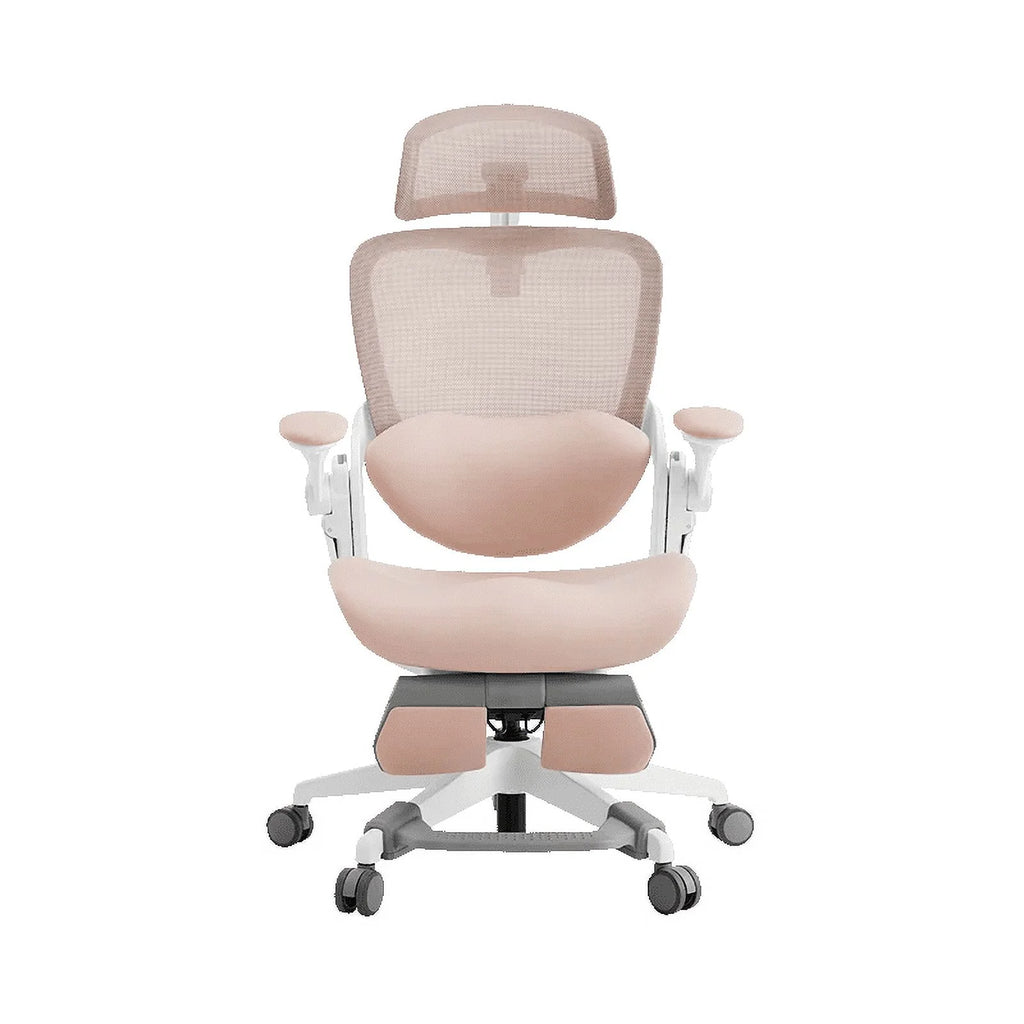 White Rocking Office Chair with Cushion F98413