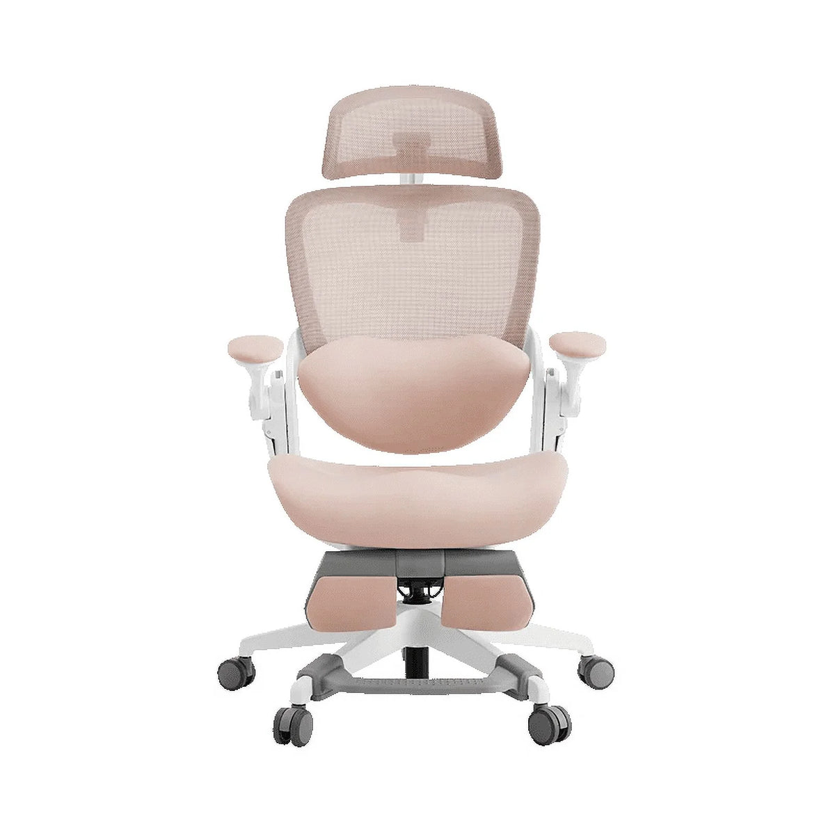 White Rocking Office Chair with Cushion F98413
