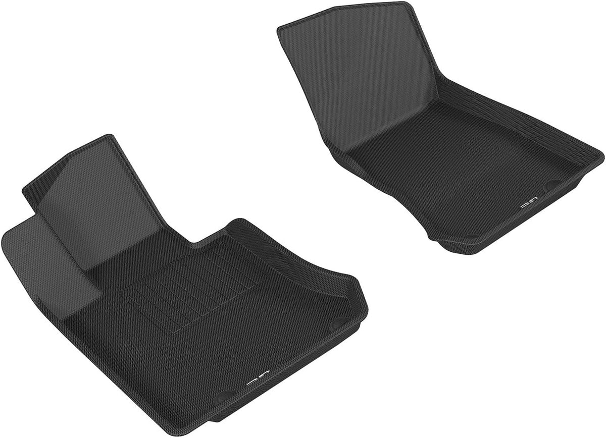 All-Weather Floor Mats Car Floor Liners 1st & 2nd Row Black K3345
