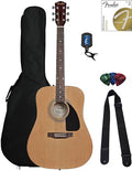 Sunburst Dreadnought Acoustic Guitar Bundle with Gig Bag P533