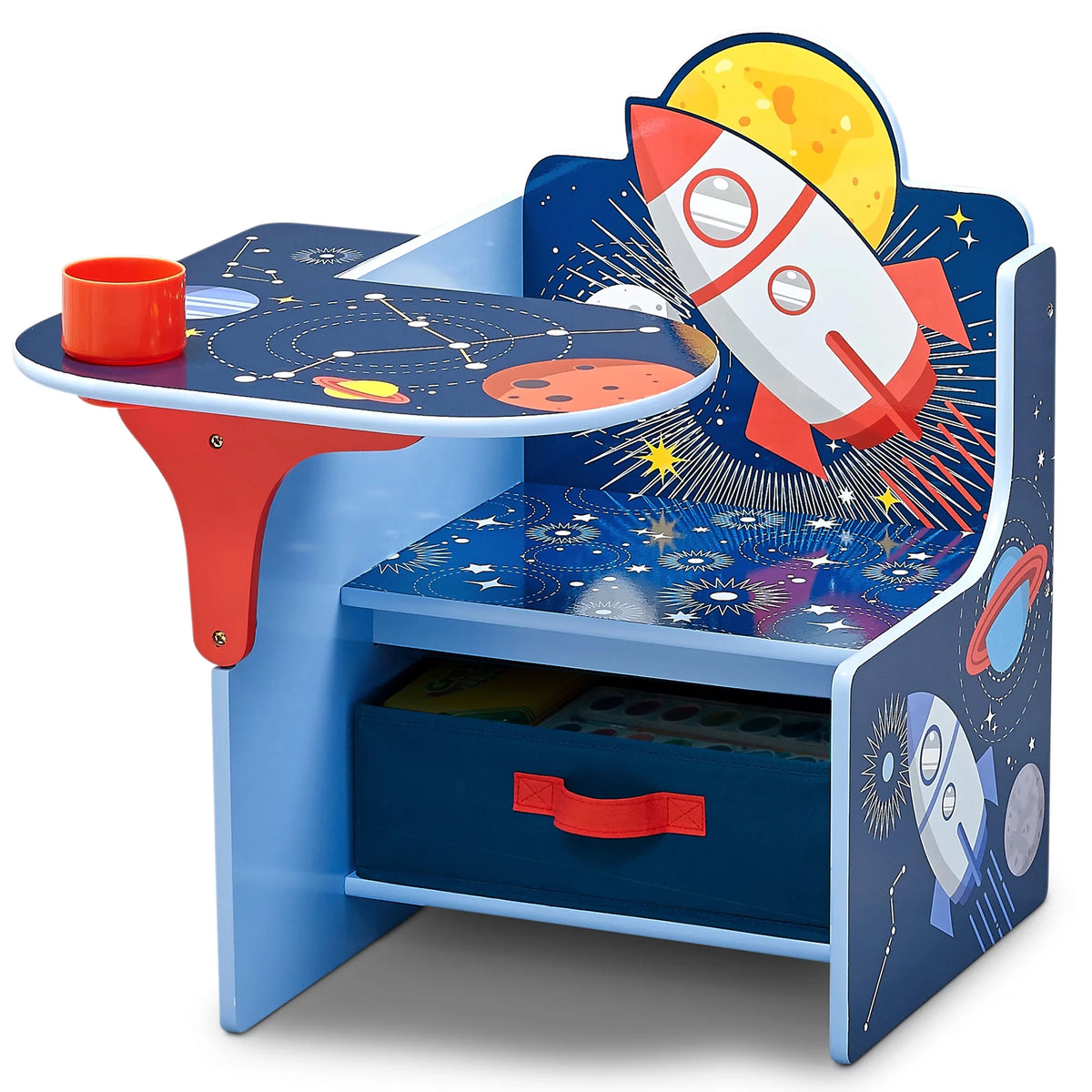 Chair Desk with Storage Bin W996