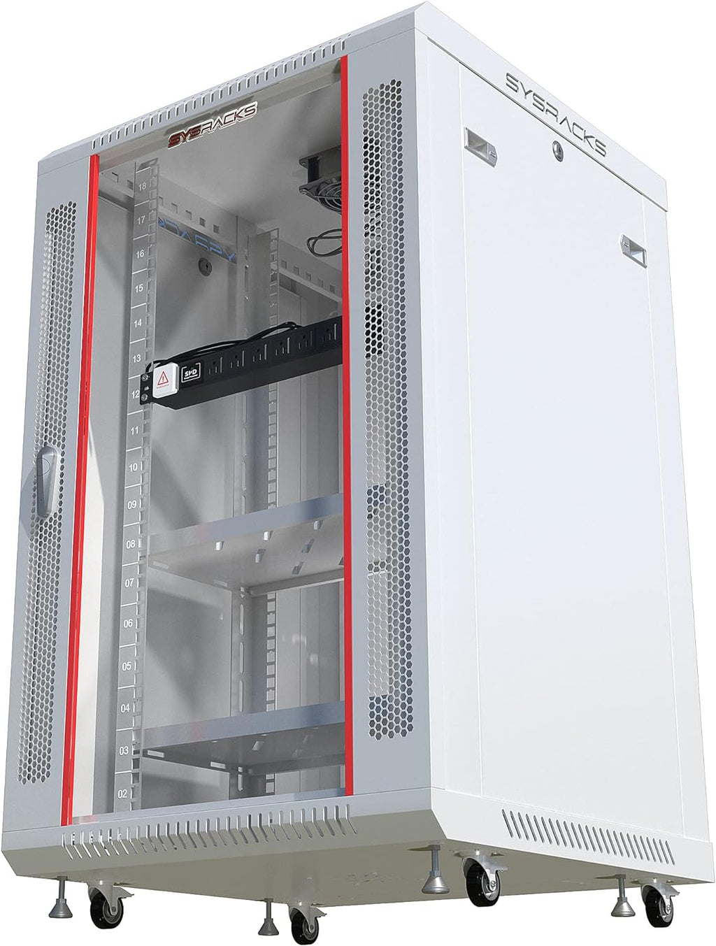 18U Wall Mount Server Rack Cabinet Enclosure 24 Inch Depth G4018