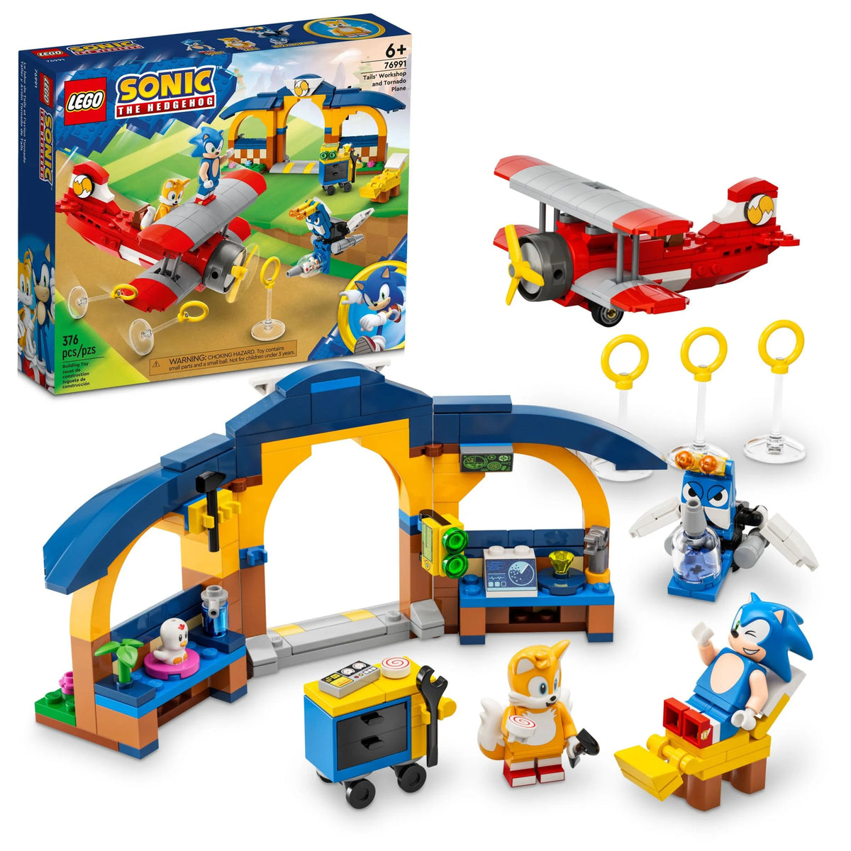 Building Toy Set with 4 Figures and Accessories P989